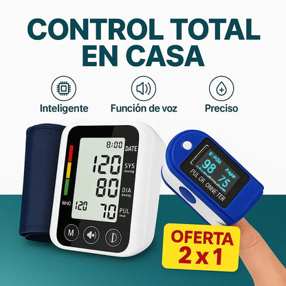 Kit Control Total: Oximetro + Tensiometro