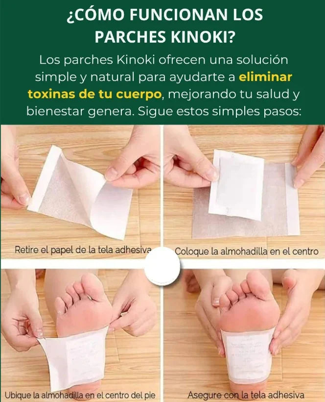 OFERTA CAJA: 30 Parches Kinoki